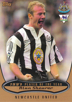 Alan Shearer Newcastle United 2003 Topps Premier Gold Player of the Year #PotY05